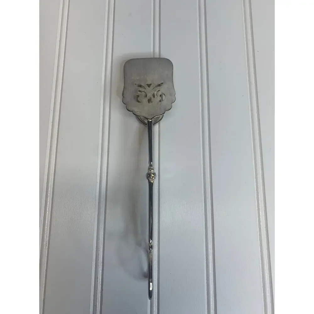 Tong Serving Ice Cheese Dessert Leonard SilverPlated 8.5